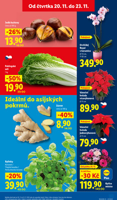 Lidl Čtvrtek od 20.11. do 23.11.2025