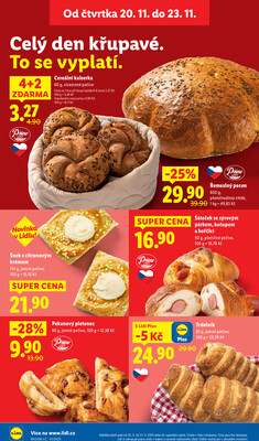Lidl Čtvrtek od 20.11. do 23.11.2025