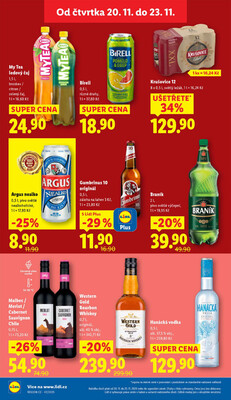 Lidl Čtvrtek od 20.11. do 23.11.2025