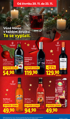 Lidl Čtvrtek od 20.11. do 23.11.2025