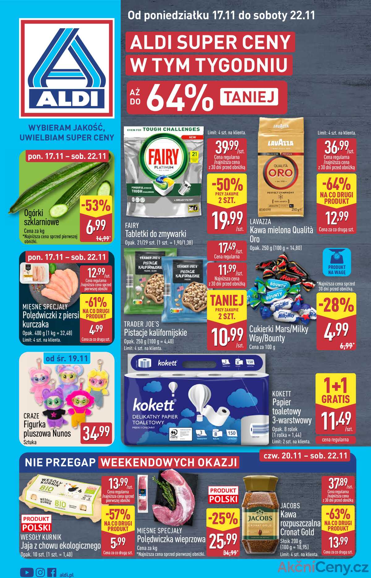 Leták Aldi Polsko 17.11.-22.11.2025 - Úplná nabídka strana 1