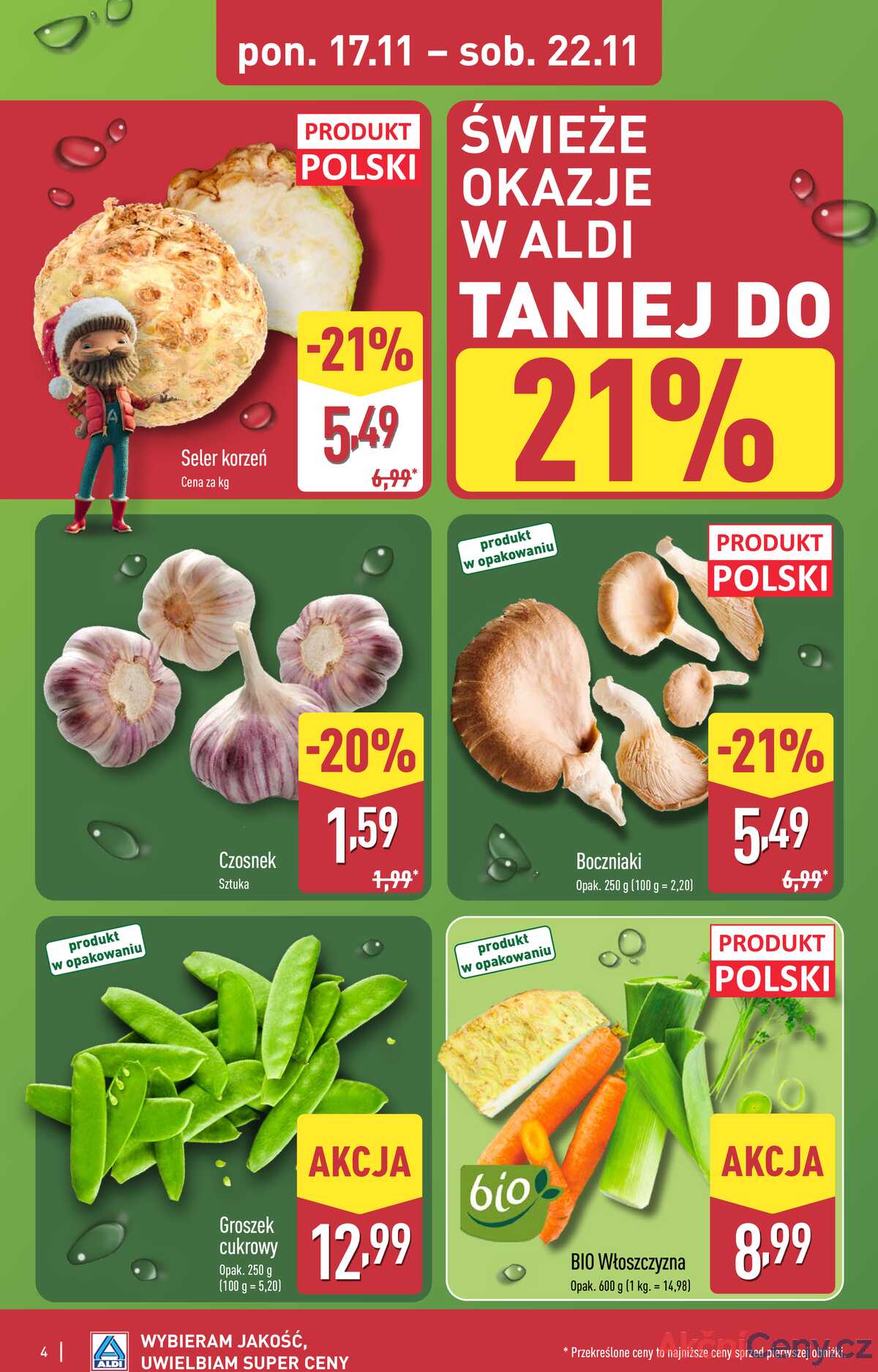 Leták Aldi Polsko 17.11.-22.11.2025 - Úplná nabídka strana 4