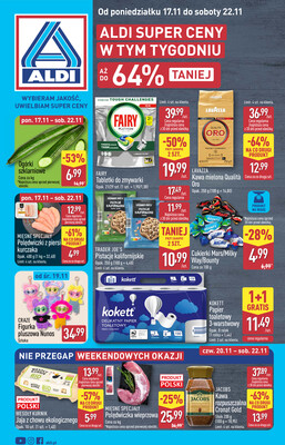 Leták Aldi Polsko 17.11.-22.11.2025 - Úplná nabídka