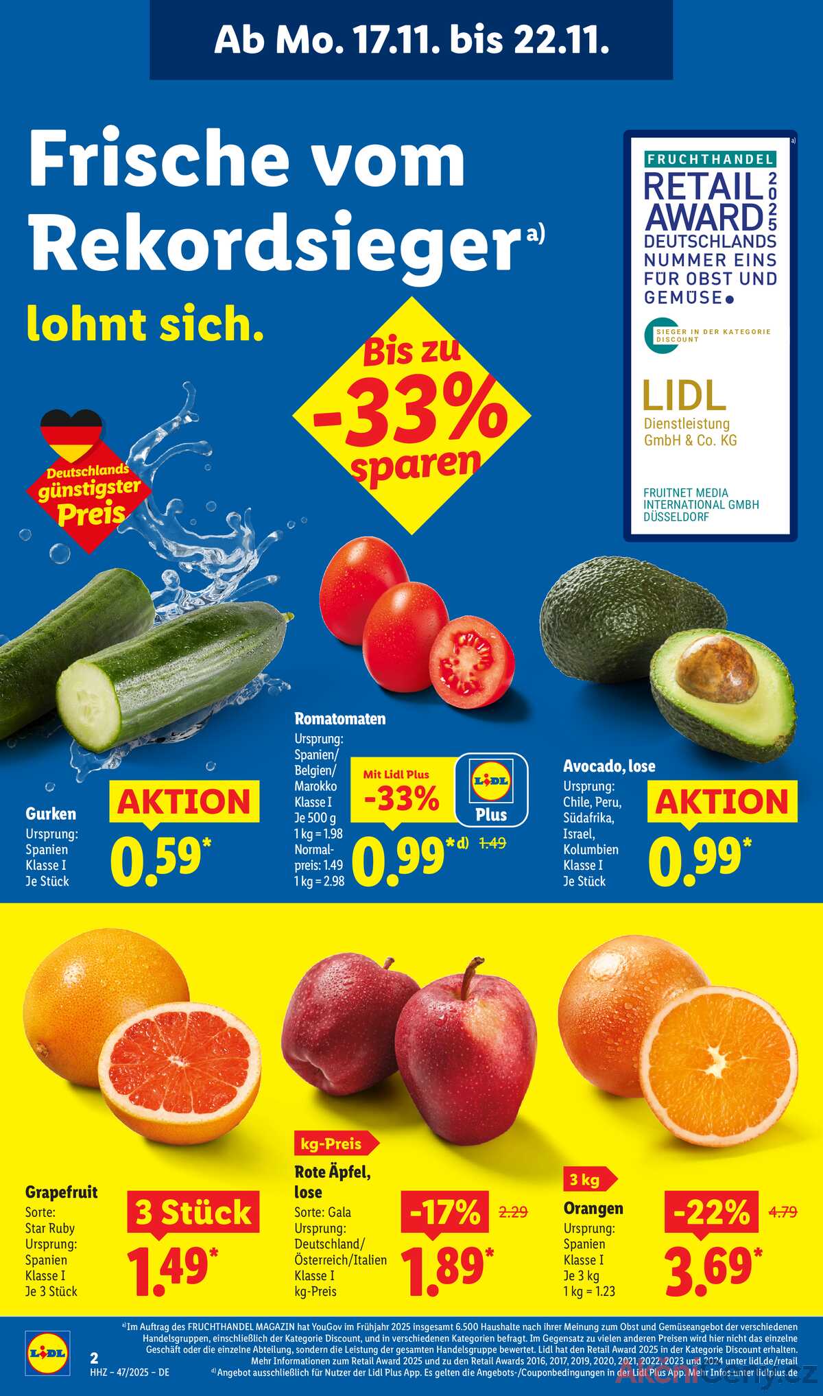Leták Lidl Německo 17.11.-22.11.2025 strana 4