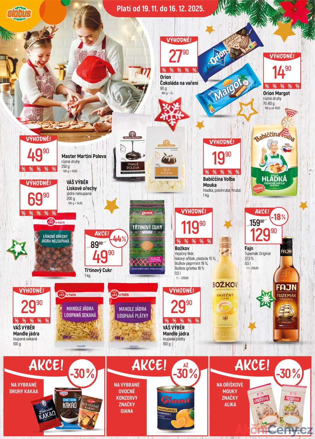 Akční leták Globus 19.11. - 16.12.2025 - Globus Praha - Centrum Černý Most strana 3