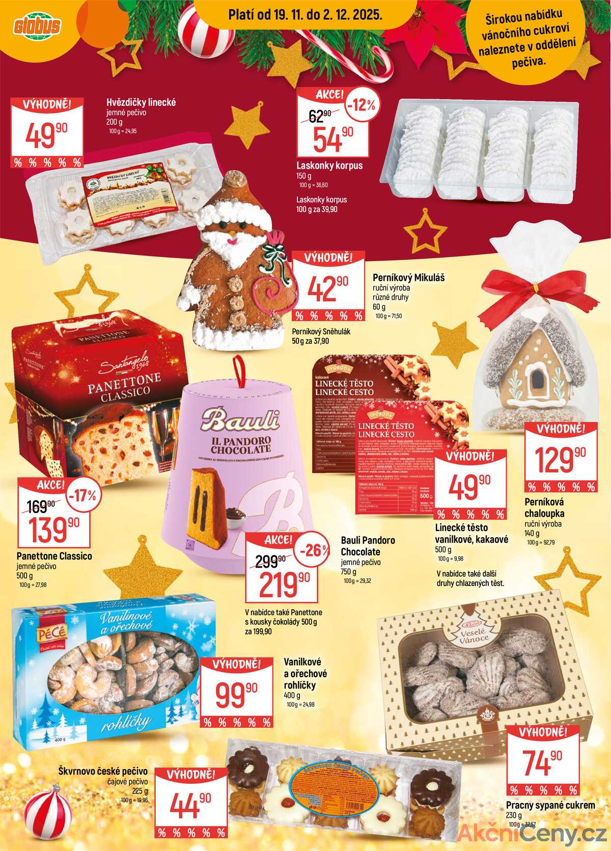 Akční leták Globus 19.11. - 25.11.2025 - Globus Praha - Centrum Černý Most strana 4