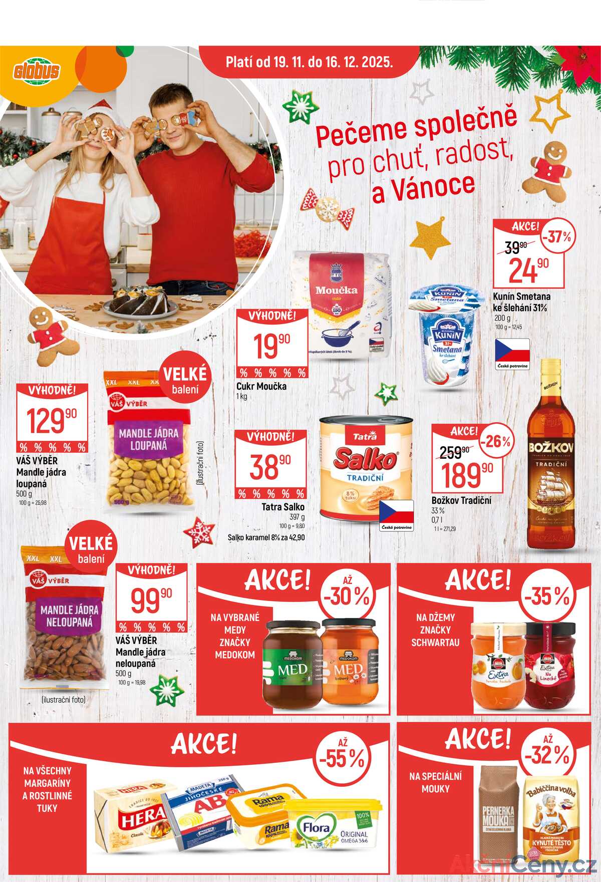 Akční leták Globus 19.11. - 16.12.2025 - Globus Praha - Štěrboholy strana 1