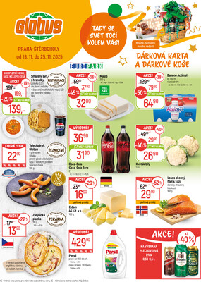 Akční leták Globus 19.11. - 25.11.2025 - Globus Praha - Štěrboholy