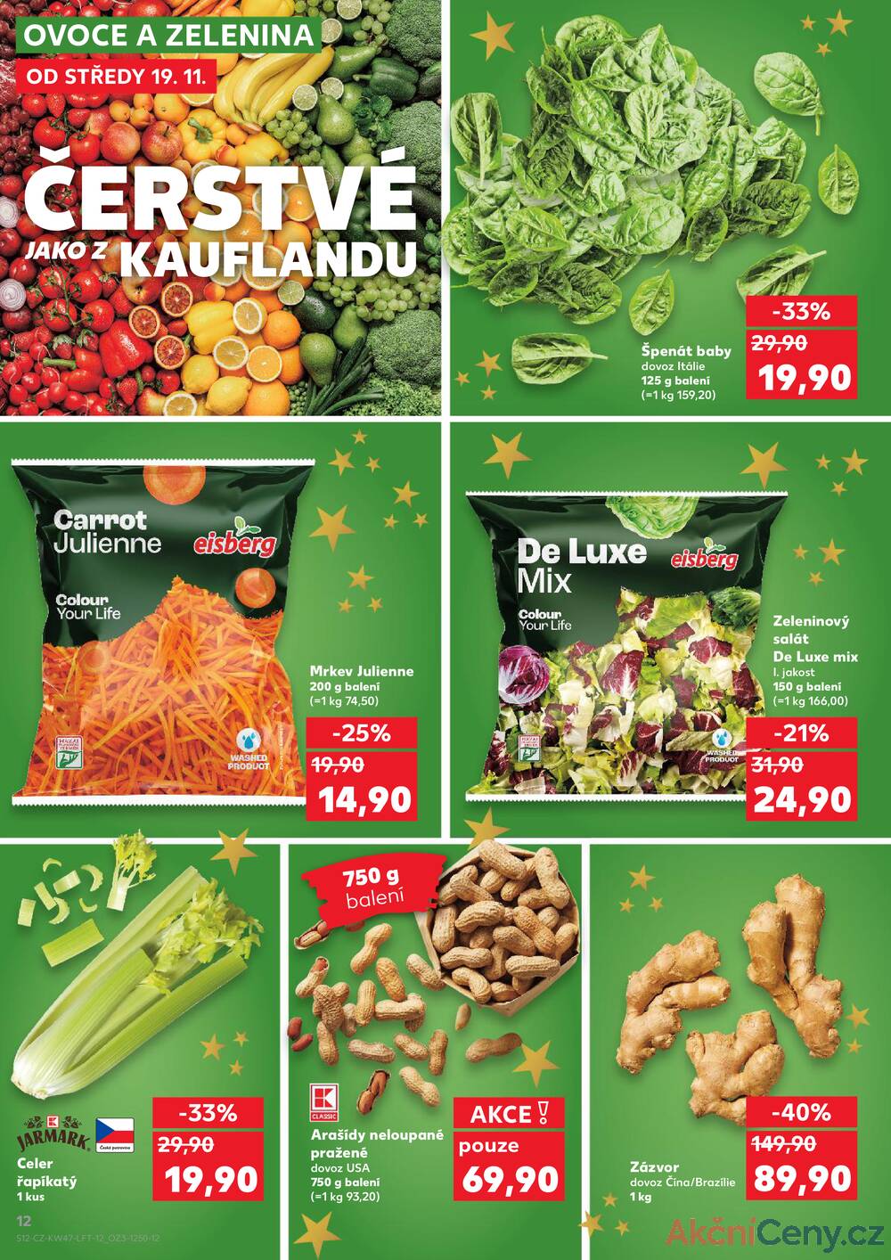 Leták Kaufland - Kaufland 19.11. - 25.11. - Kaufland - Praha 3 (Jarov) - strana 12