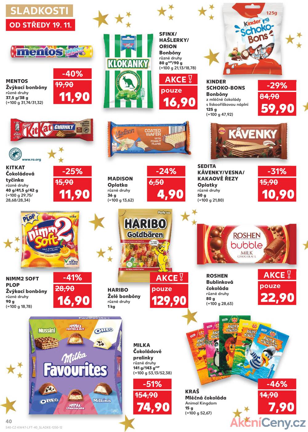 Leták Kaufland - Kaufland 19.11. - 25.11. - Kaufland - Havířov (U Stadionu) - strana 40 Leták Kaufland - Kaufland 19.11. - 25.11. - Kaufland - Havířov (U Stadionu) - strana 40