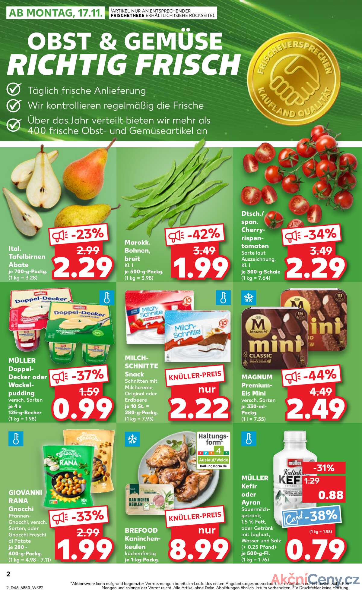 Leták Kaufland Německo 16.11.-19.11.2025 strana 2