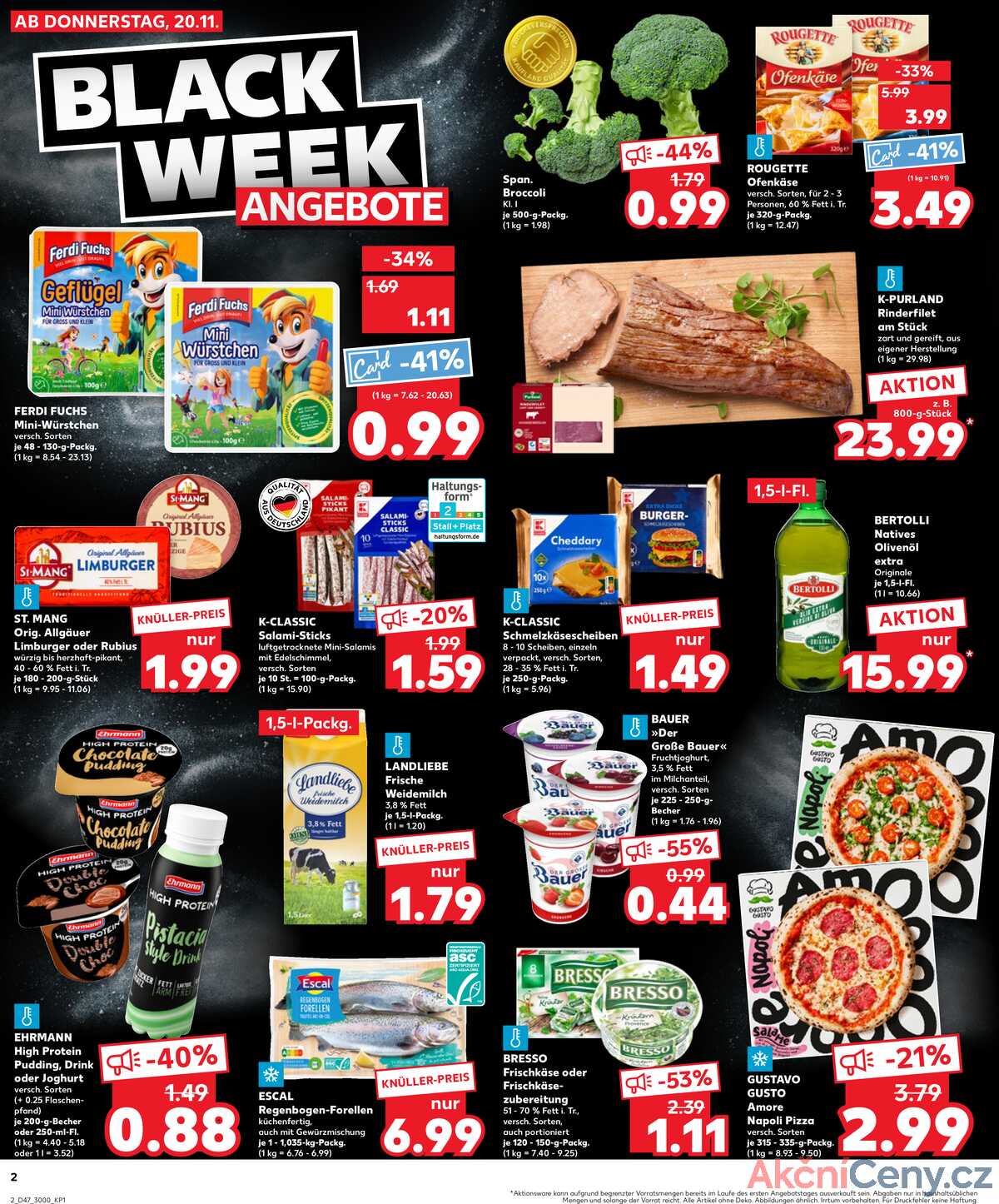 Leták Kaufland Německo 20.11.-26.11.2025 strana 2