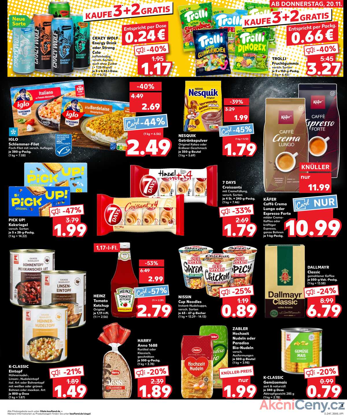 Leták Kaufland Německo 20.11.-26.11.2025 strana 3