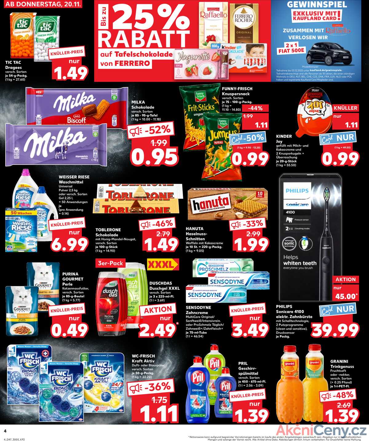 Leták Kaufland Německo 20.11.-26.11.2025 strana 4