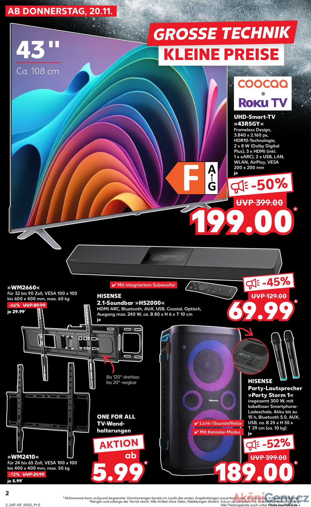 Leták Kaufland Německo 20.11.-26.11.2025 strana 2