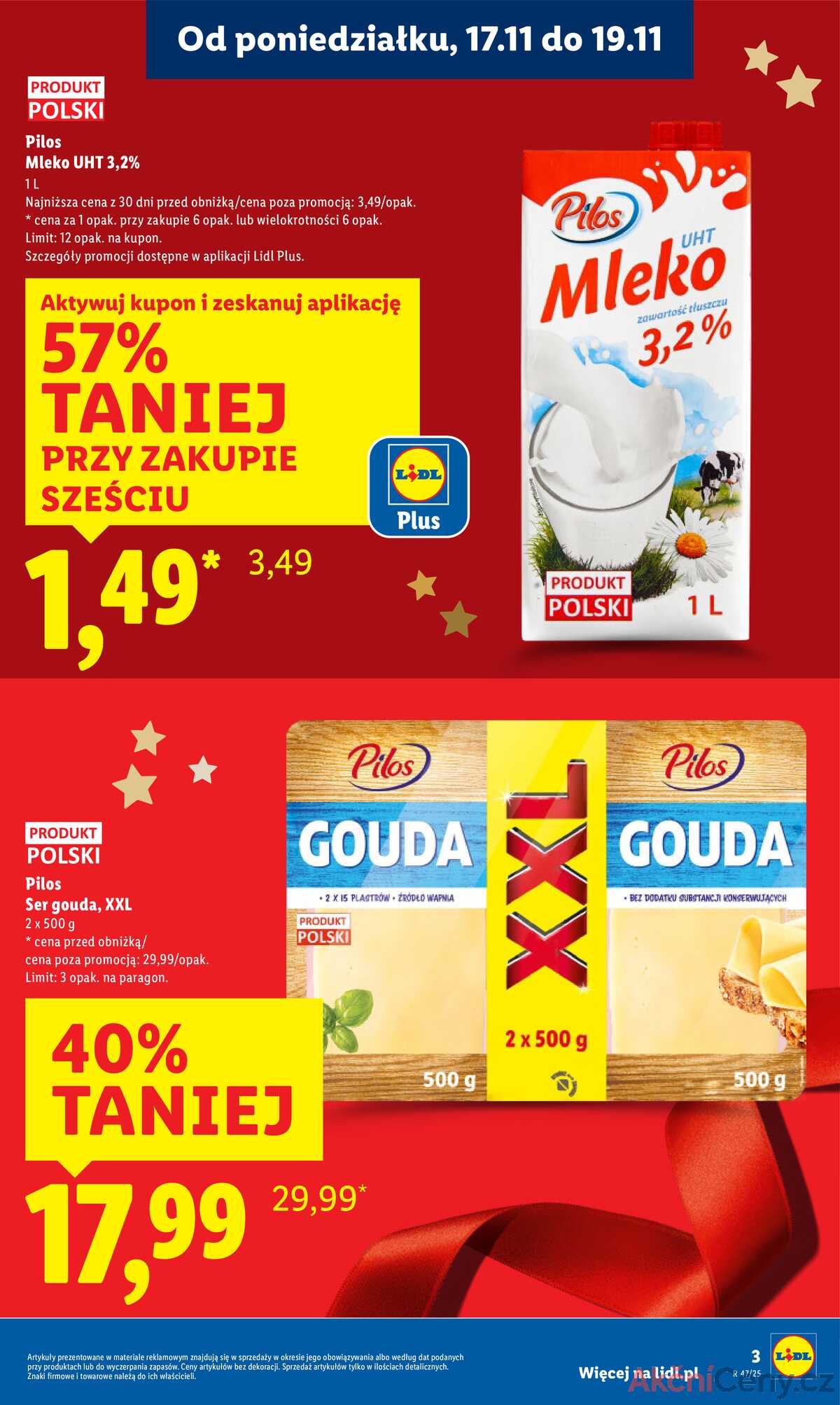 Leták Lidl Polsko 17.11.-19.11.2025 strana 3