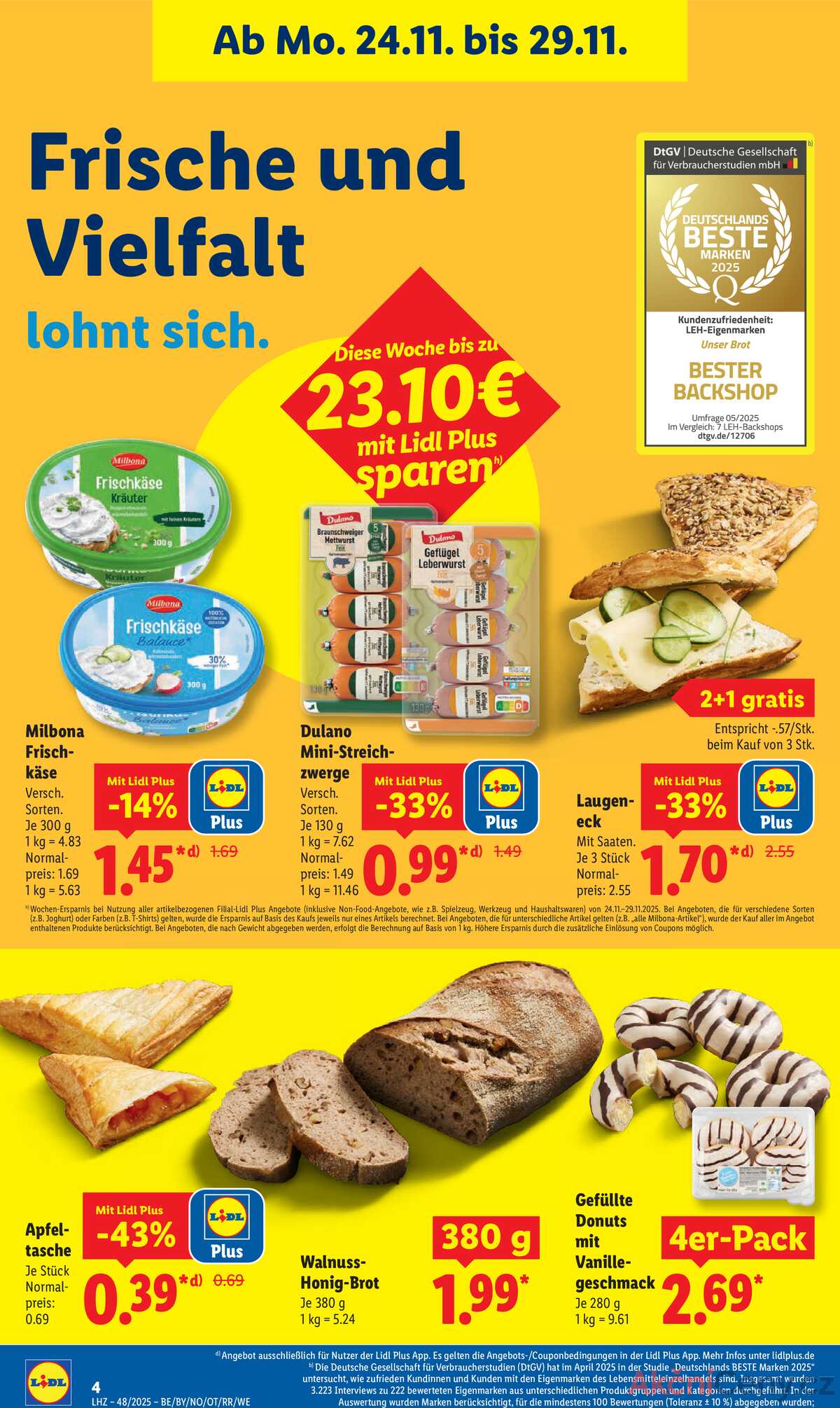 Leták Lidl Německo 24.11.-29.11.2025 strana 4