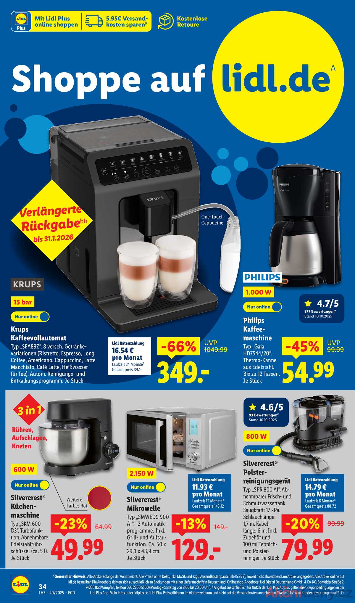 Leták Lidl Německo 1.12.-6.12.2025 strana 2