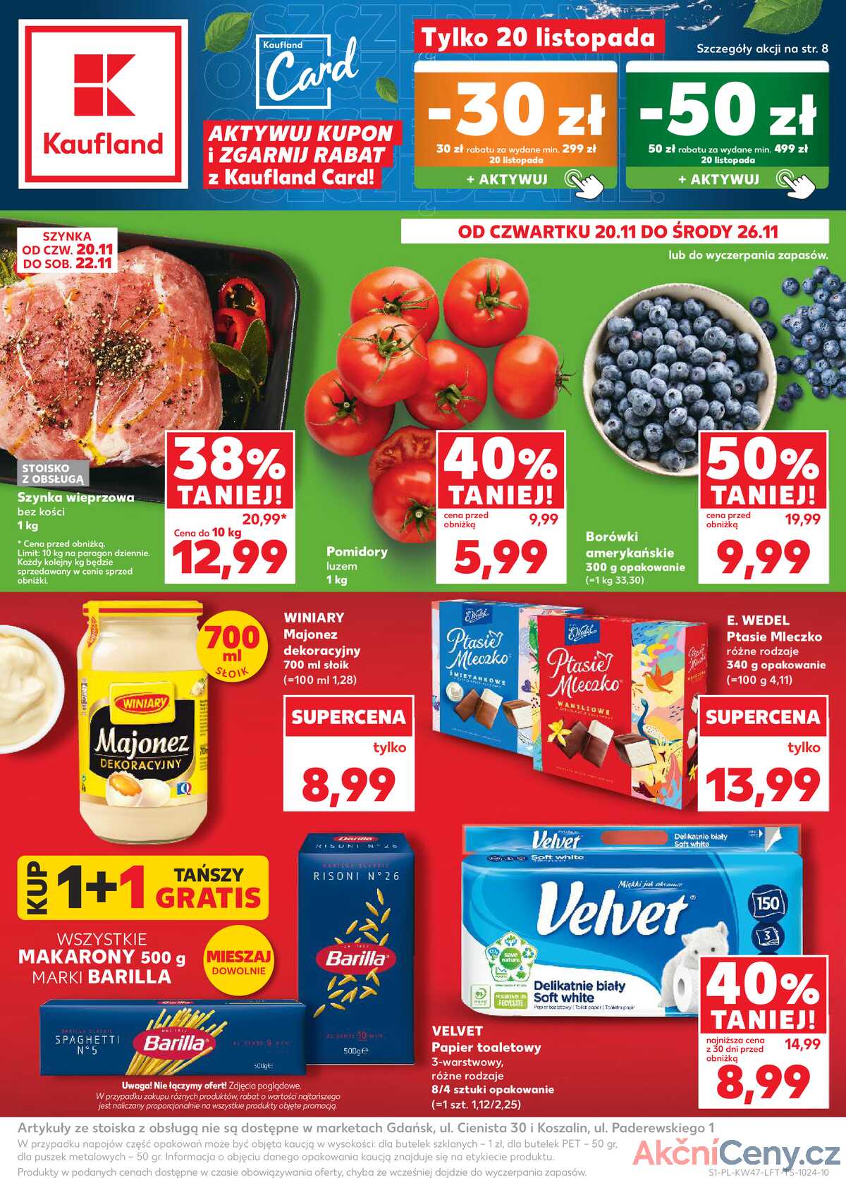 Leták Kaufland Polsko 20.11.-26.11.2025 - Noviny týdne strana 1
