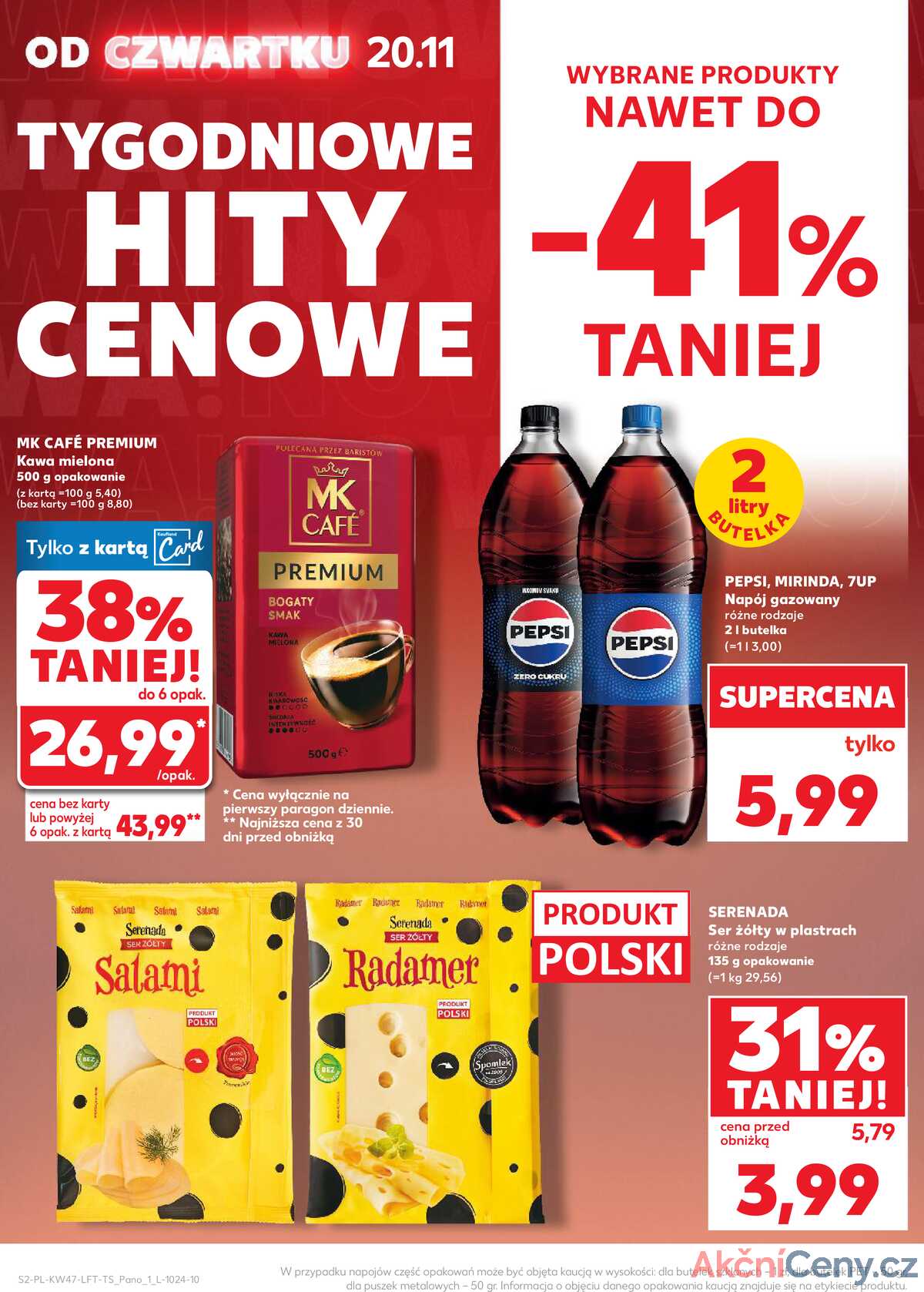 Leták Kaufland Polsko 20.11.-26.11.2025 - Noviny týdne strana 2
