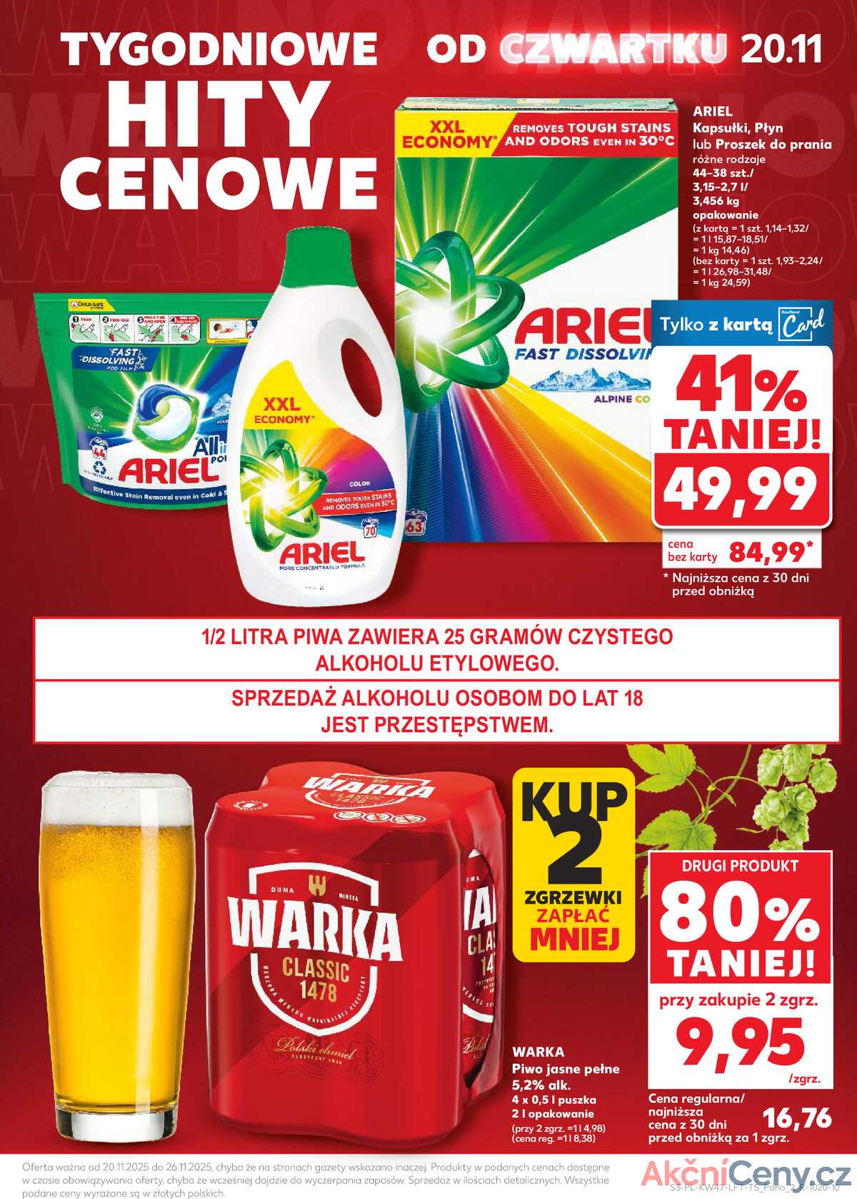 Leták Kaufland Polsko 20.11.-26.11.2025 - Noviny týdne strana 3