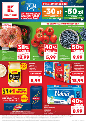 Leták Kaufland Polsko 20.11.-26.11.2025 - Noviny týdne