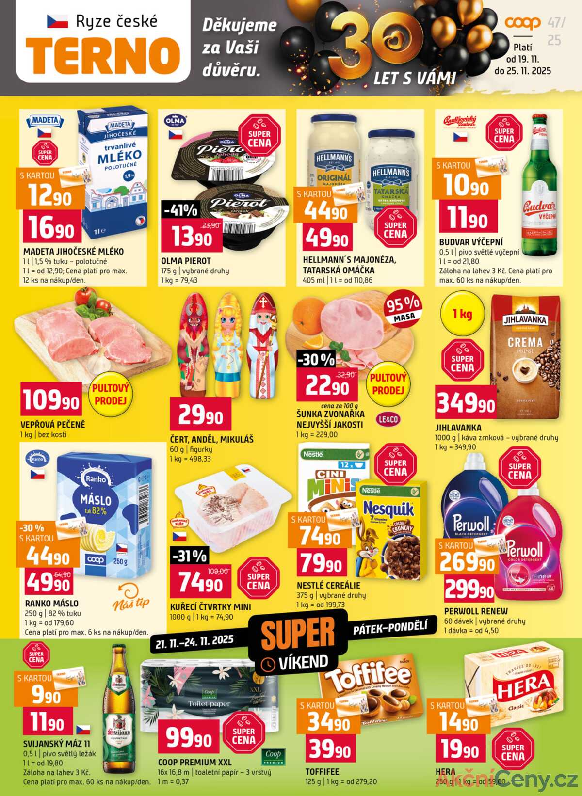 Terno Zlín, Český Krumlov, Prachatice, Tábor, Strakonice, Blatná 19.11. - 25.11. strana 1