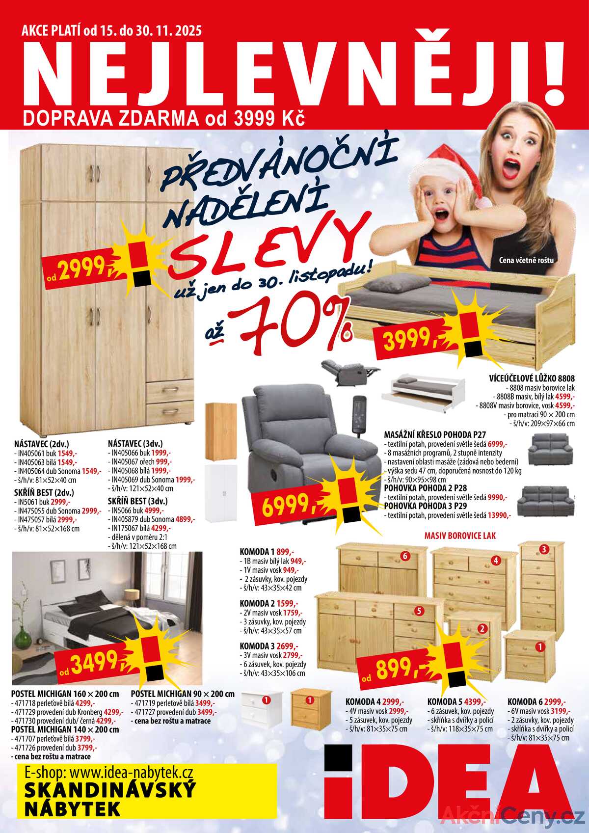 IDEA nábytek od 15.11. do 30.11.2025 strana 1