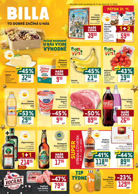 Billa malý leták od 19.11. do 25.11.2025