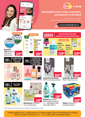leták Teta drogerie