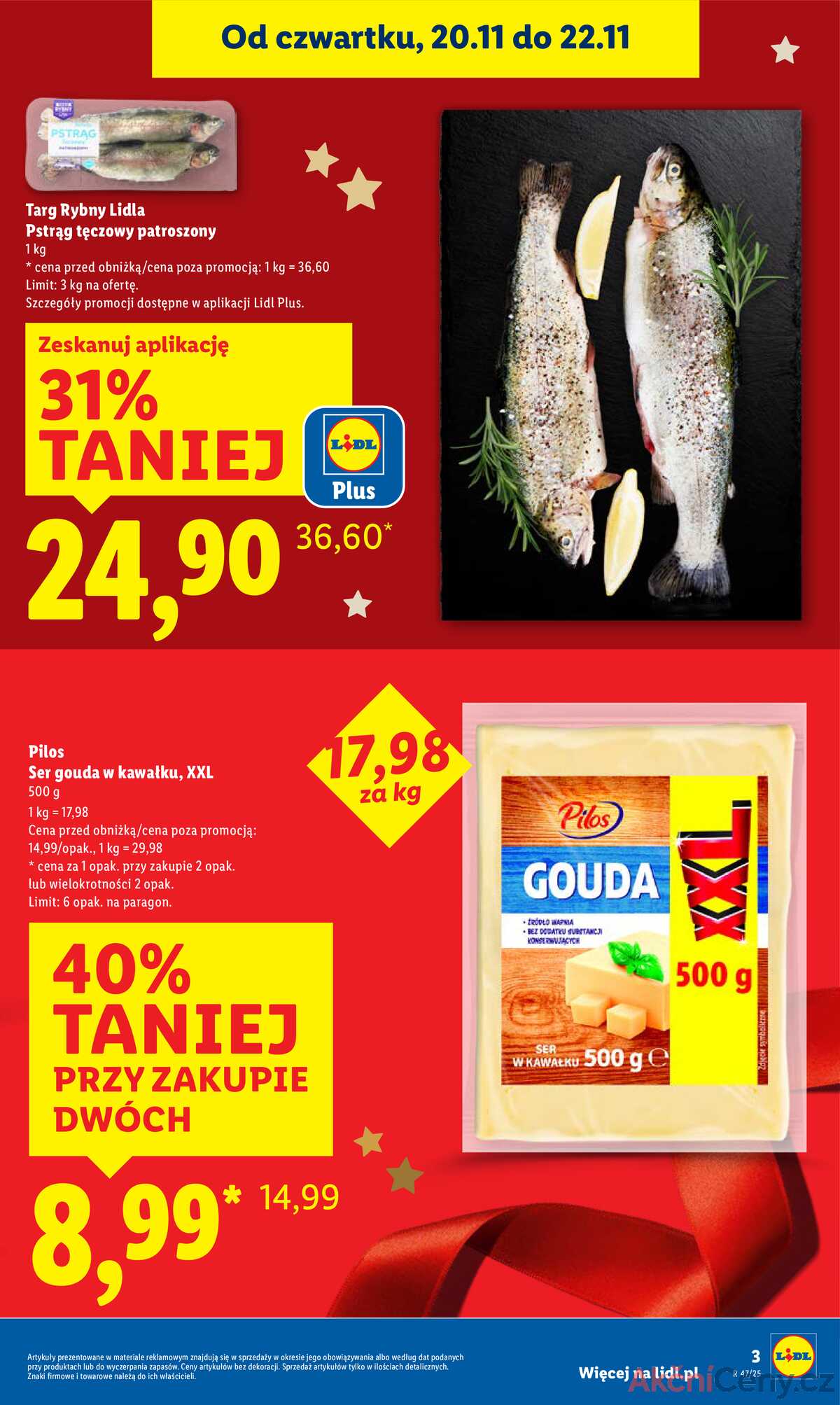Leták Lidl Polsko 20.11.-22.11.2025 strana 3