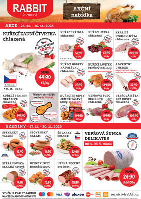 RABBIT řeznictví letáky