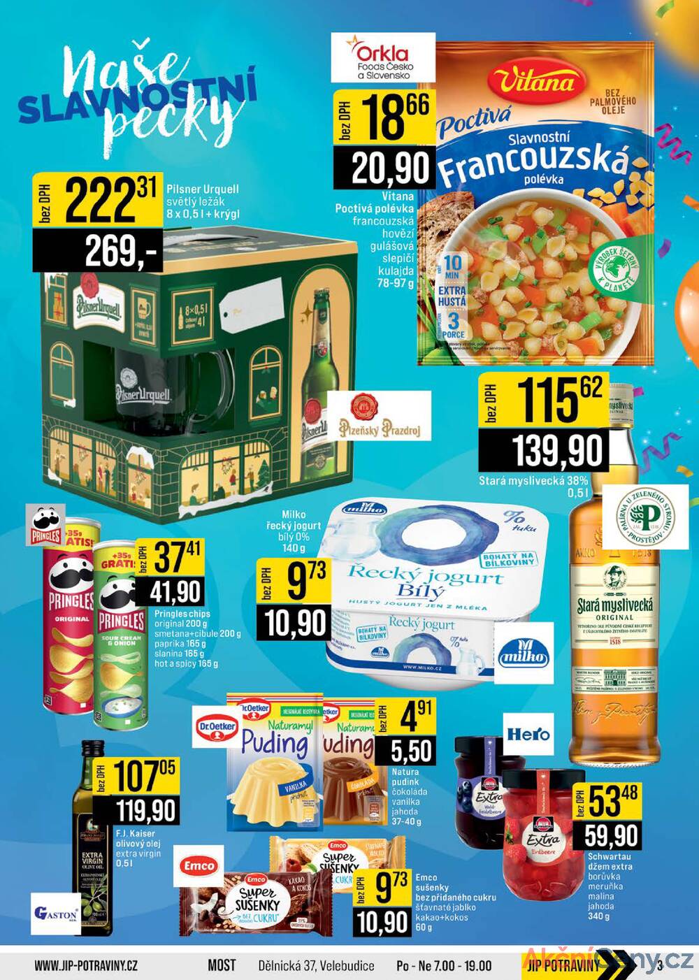 Leták JIP - JIP Cash & Carry Brno, Praha, Ostrava, Jilemnice, Pardubice, Ostrava, Karlovy Vary, Olomouc a Zlín od 19.11. do 25.11.2025 - strana 3 Leták JIP - JIP Cash & Carry Brno, Praha, Ostrava, Jilemnice, Pardubice, Ostrava, Karlovy Vary, Olomouc a Zlín od 19.11. do 25.11.2025 - strana 3