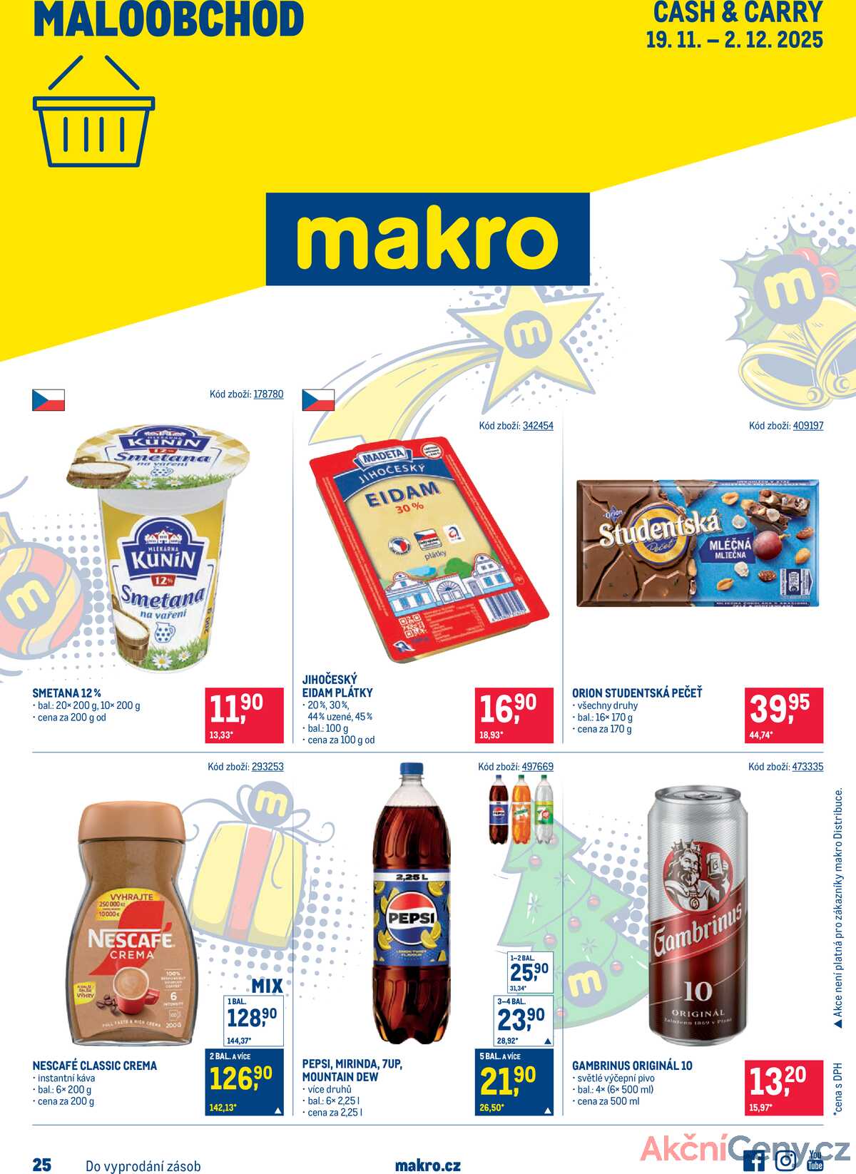 MAKRO Maloobchod od 19.11. do 2.12.2025 strana 1