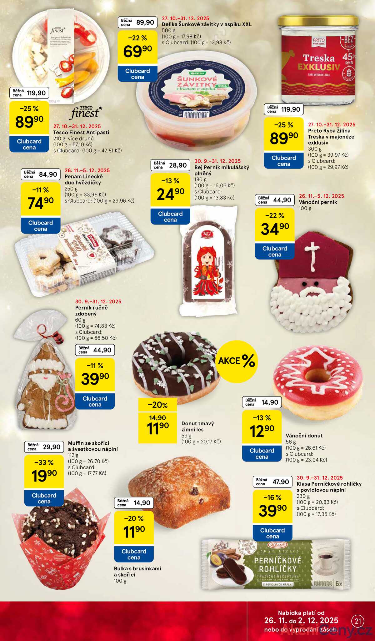 Tesco malé hypermarkety od 26.11. do 2.12.2025 strana 21
