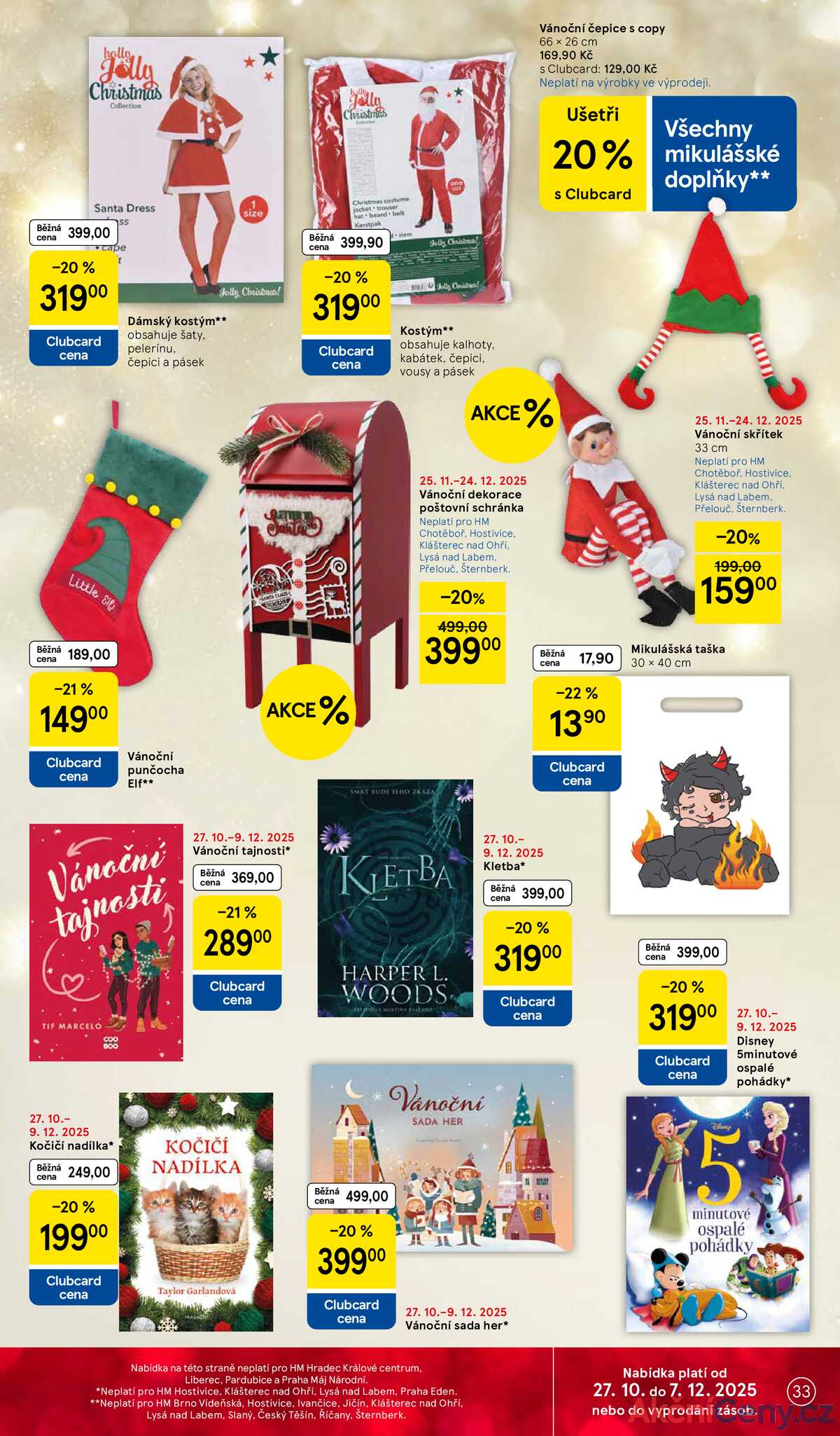 Tesco malé hypermarkety od 26.11. do 2.12.2025 strana 33