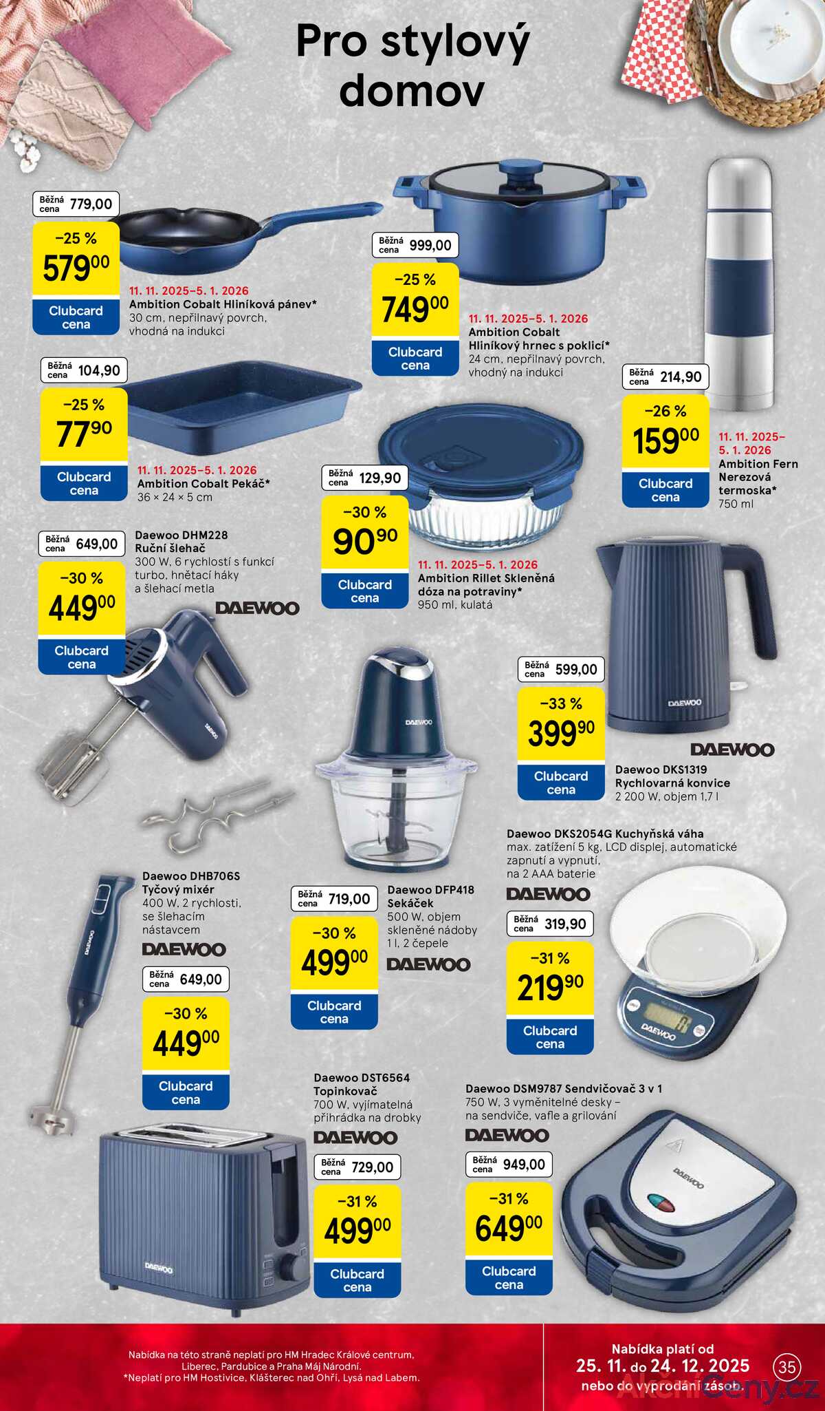 Tesco malé hypermarkety od 26.11. do 2.12.2025 strana 35