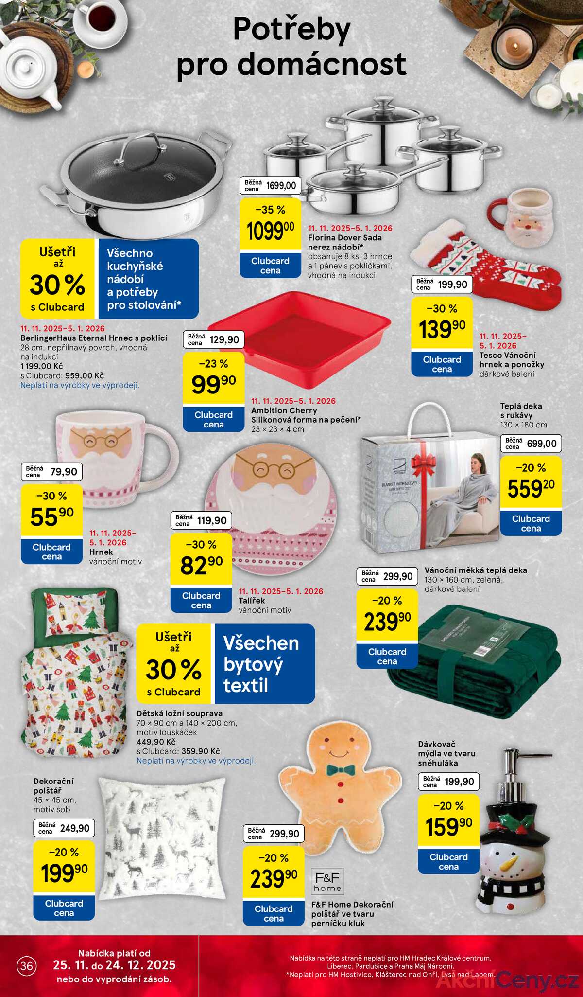 Tesco malé hypermarkety od 26.11. do 2.12.2025 strana 36