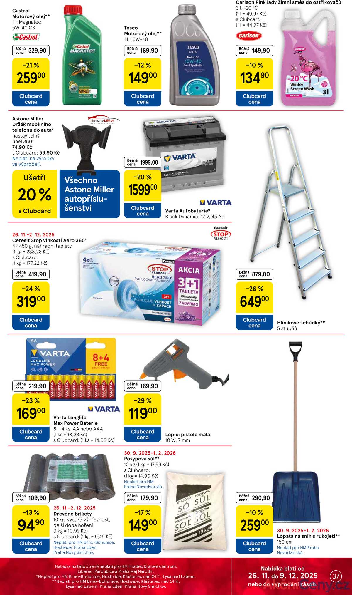 Tesco malé hypermarkety od 26.11. do 2.12.2025 strana 37