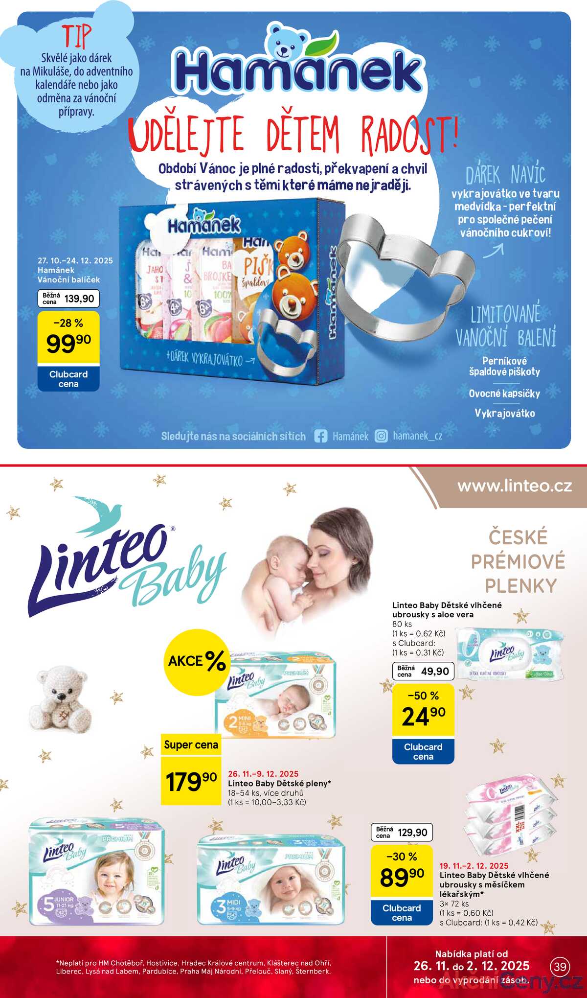 Tesco malé hypermarkety od 26.11. do 2.12.2025 strana 39