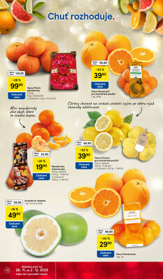 Tesco malé hypermarkety od 26.11. do 2.12.2025