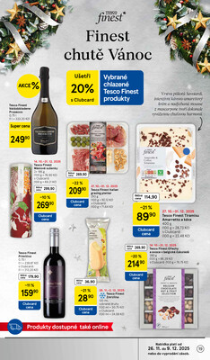 Tesco malé hypermarkety od 26.11. do 2.12.2025