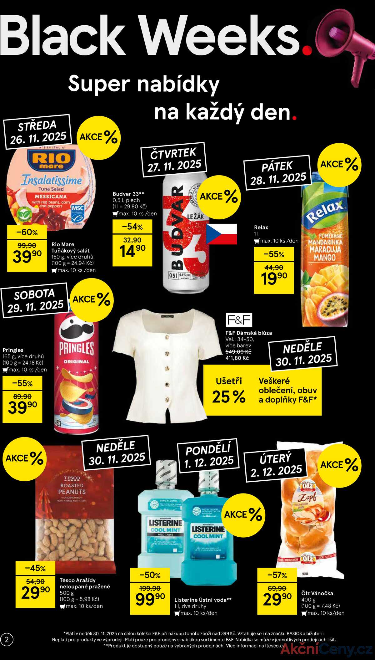 Tesco supermarkety od 26.11. do 2.12.2025 strana 2