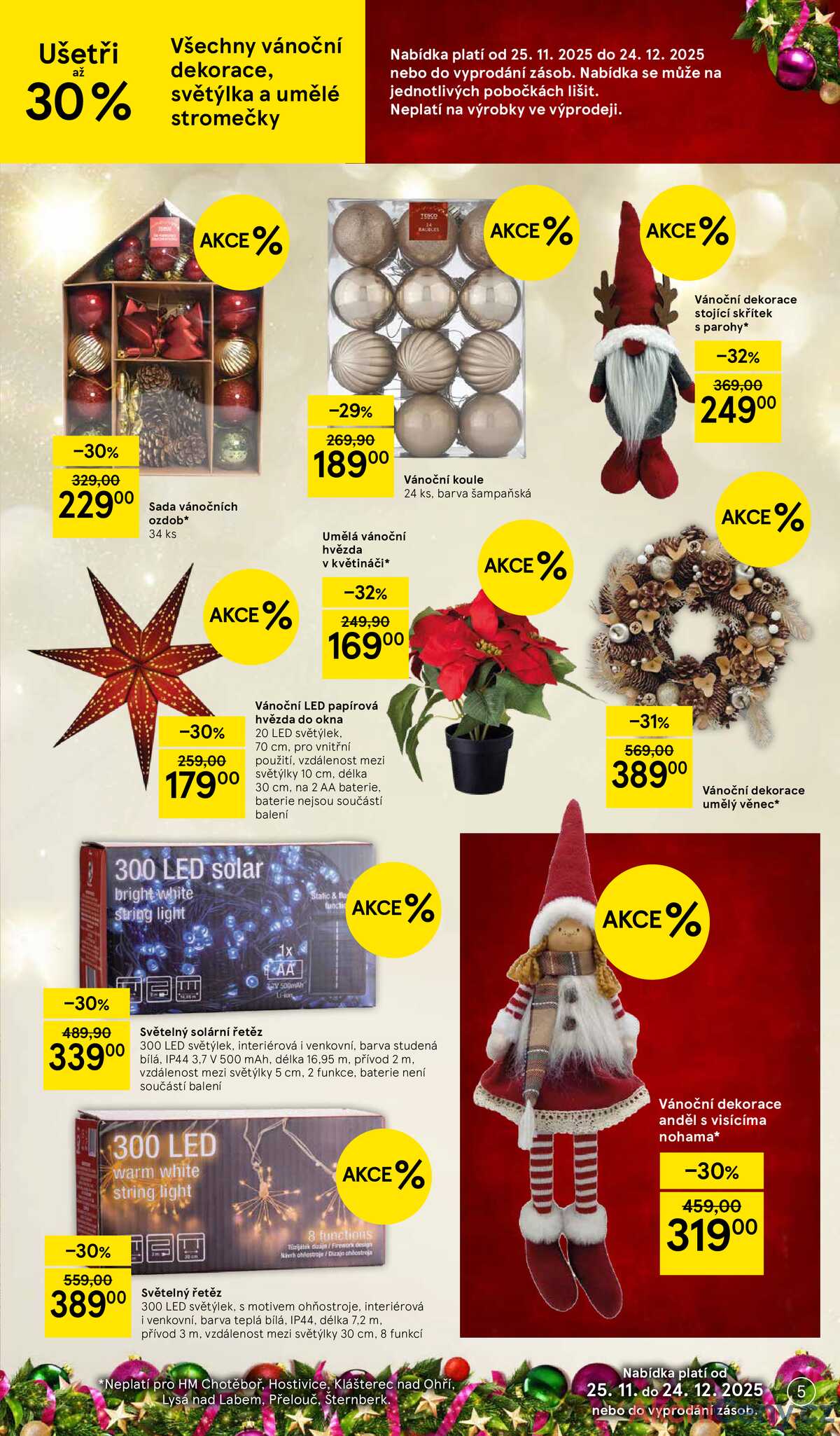 Tesco SPECIÁL velké hypermarkety  od 25.11. do 24.12.2025 strana 5