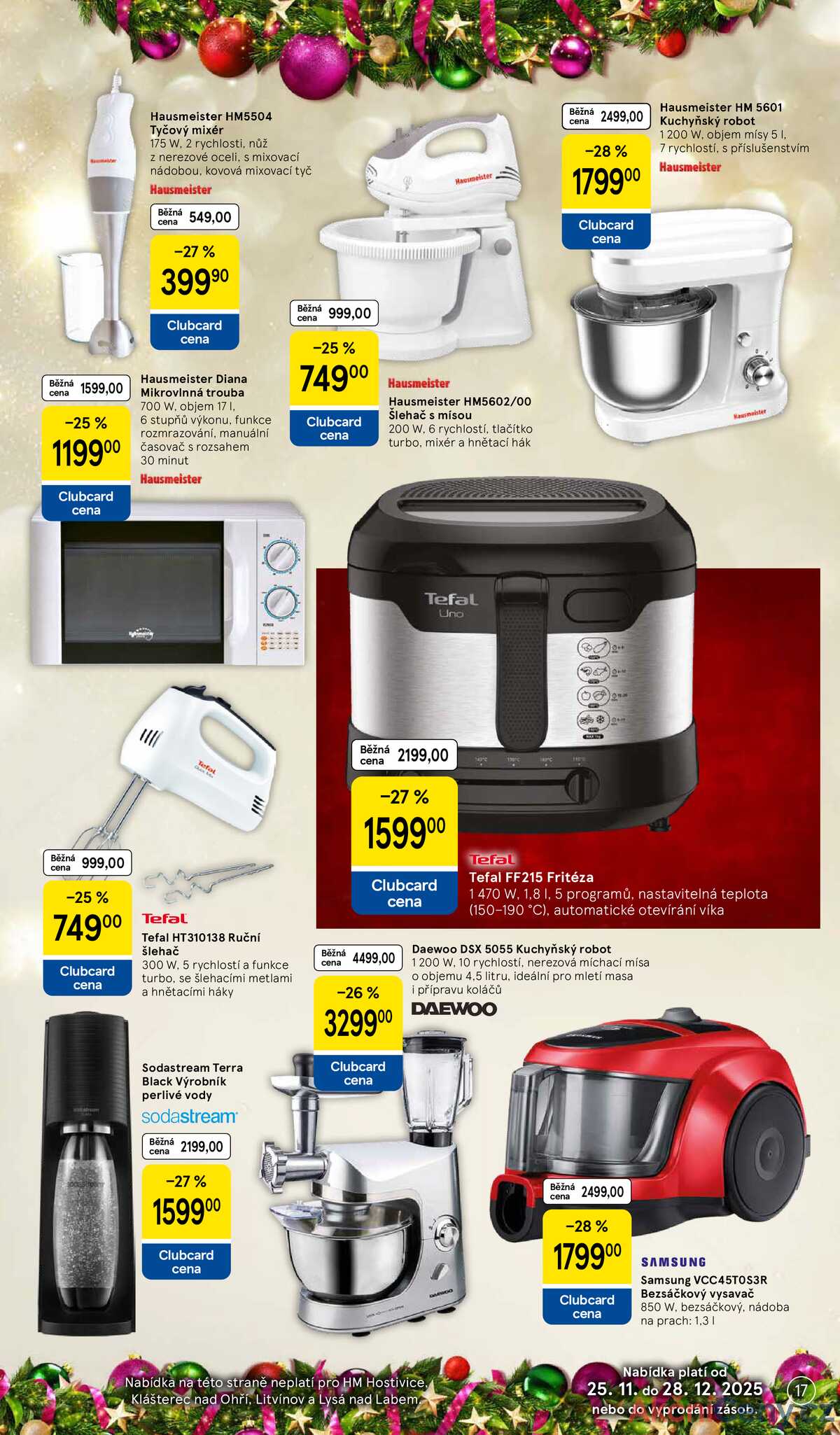 Tesco SPECIÁL velké hypermarkety  od 25.11. do 24.12.2025 strana 17