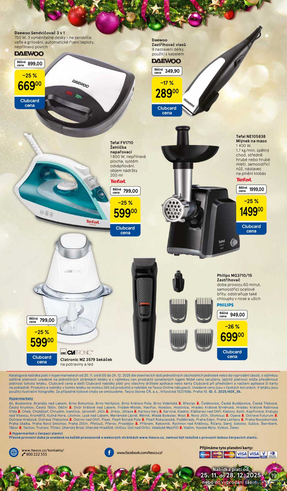 Tesco SPECIÁL velké hypermarkety  od 25.11. do 24.12.2025 strana 19