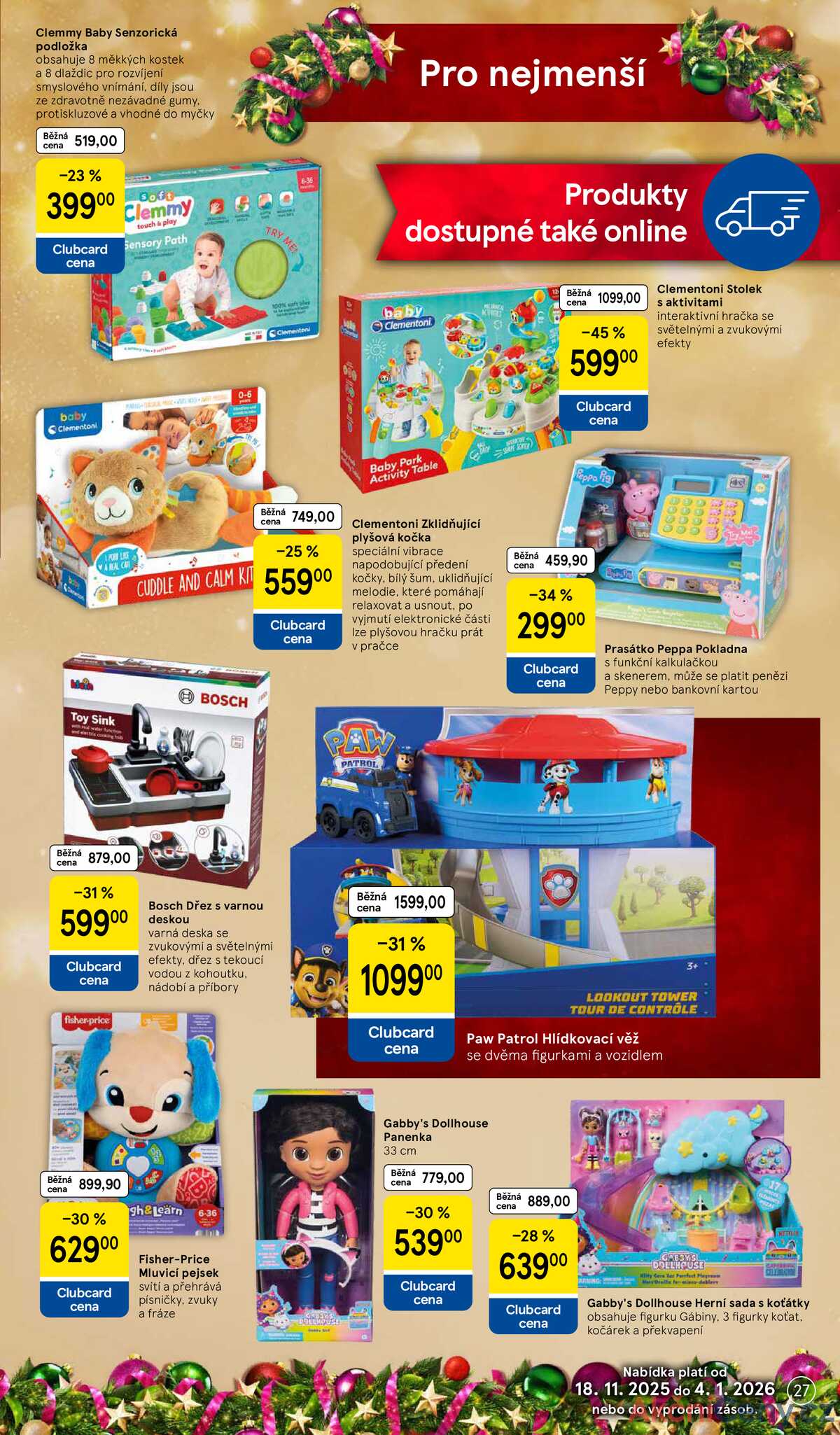 Tesco SPECIÁL velké hypermarkety  od 25.11. do 24.12.2025 strana 27