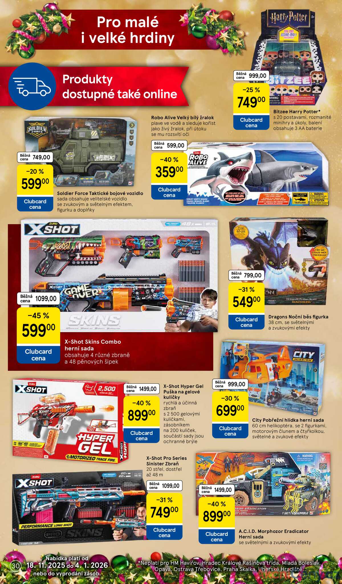 Tesco SPECIÁL velké hypermarkety  od 25.11. do 24.12.2025 strana 30