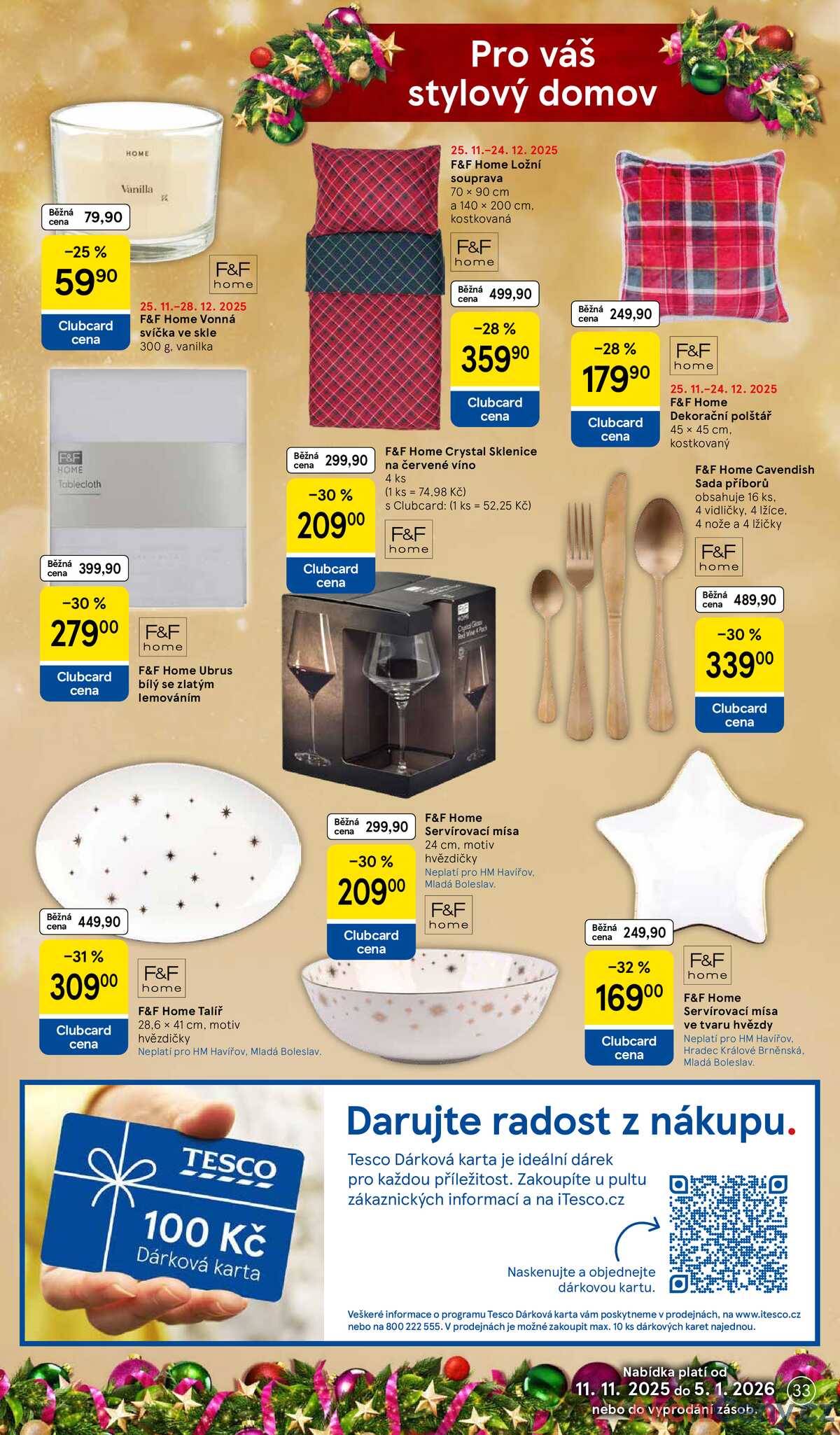 Tesco SPECIÁL velké hypermarkety  od 25.11. do 24.12.2025 strana 33