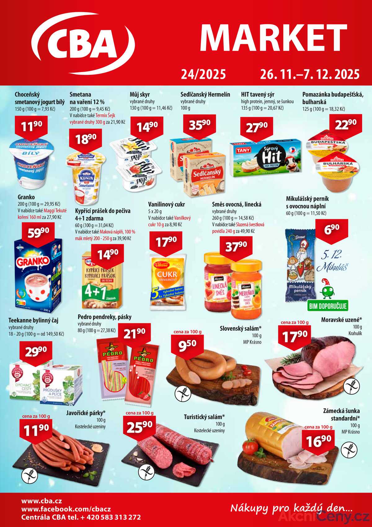 CBA Market od 26.11. do 7.12.2025 strana 1